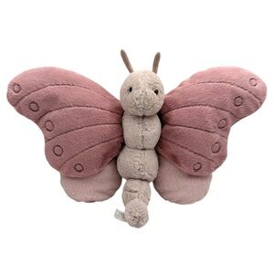 Jellycat Beatrice Butterfly 10” Plush Stuffed Animal Toy Pink NWOT Retired